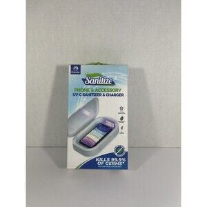 SANITIZE PHONE & ACCESSORY UV-C SANITIZER & CHARGER NIB